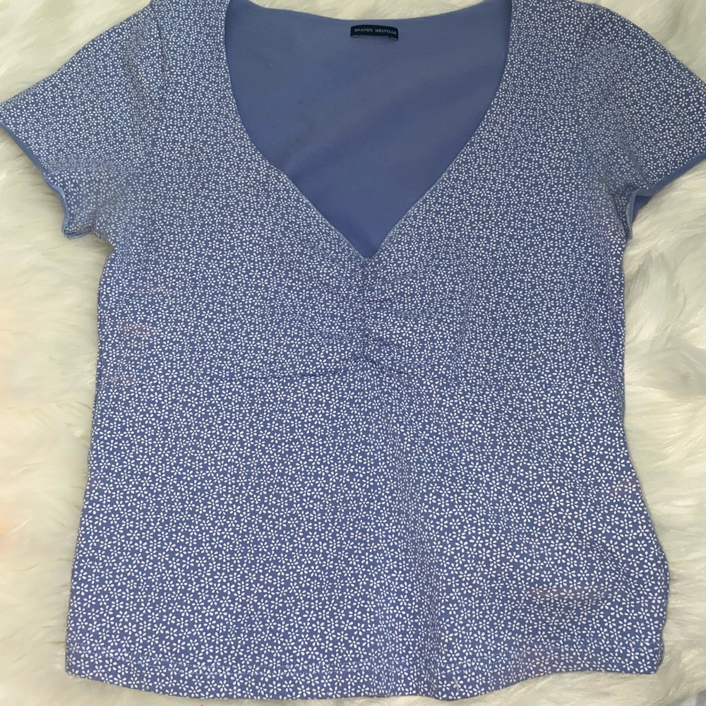 brandy mellville scrunch shirt